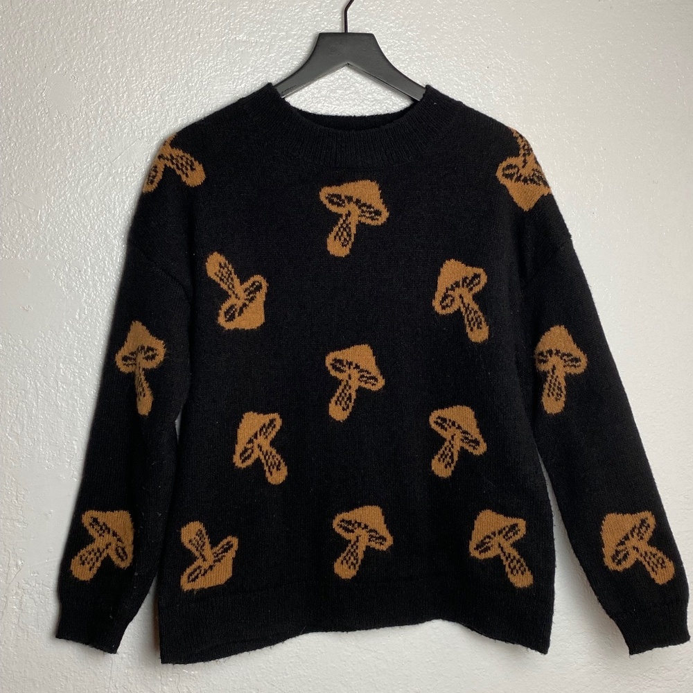 COPY - Mushroom Print Sweater